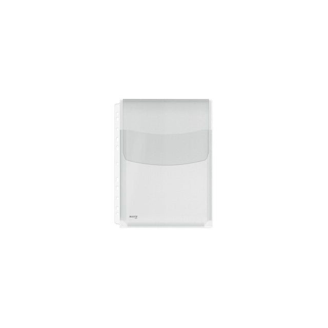 Plastic pocket bellows PVC 0.17 with flap 5/pack