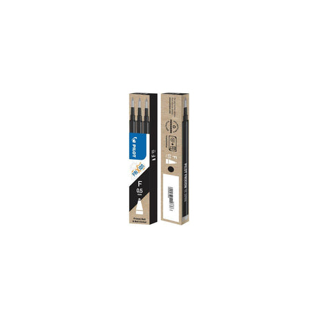 Refill PILOT Frixion 0,5mm black 3/pack
