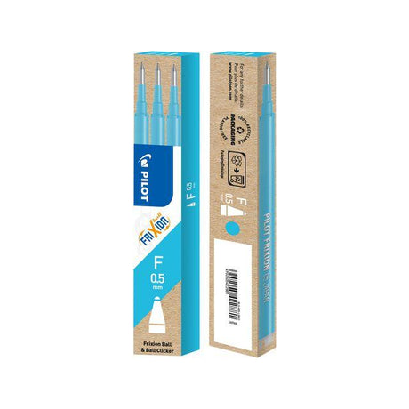 Refill PILOT Frixion 0,5mm light blue 3/pack