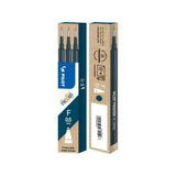 Refill PILOT Frixion 0,5mm black blue 3/pack