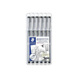 STAEDTLER pigment liner pen 6/pack