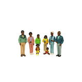 Family Toy Figures 2. 8/pc