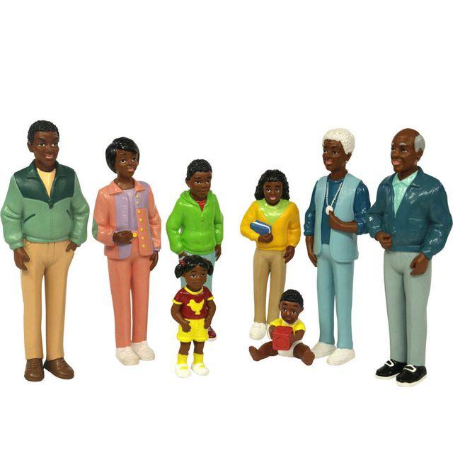Family Toy Figures 2. 8/pc