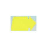 Text cardboard arrow 130x90mm fluorine yellow 25/pack