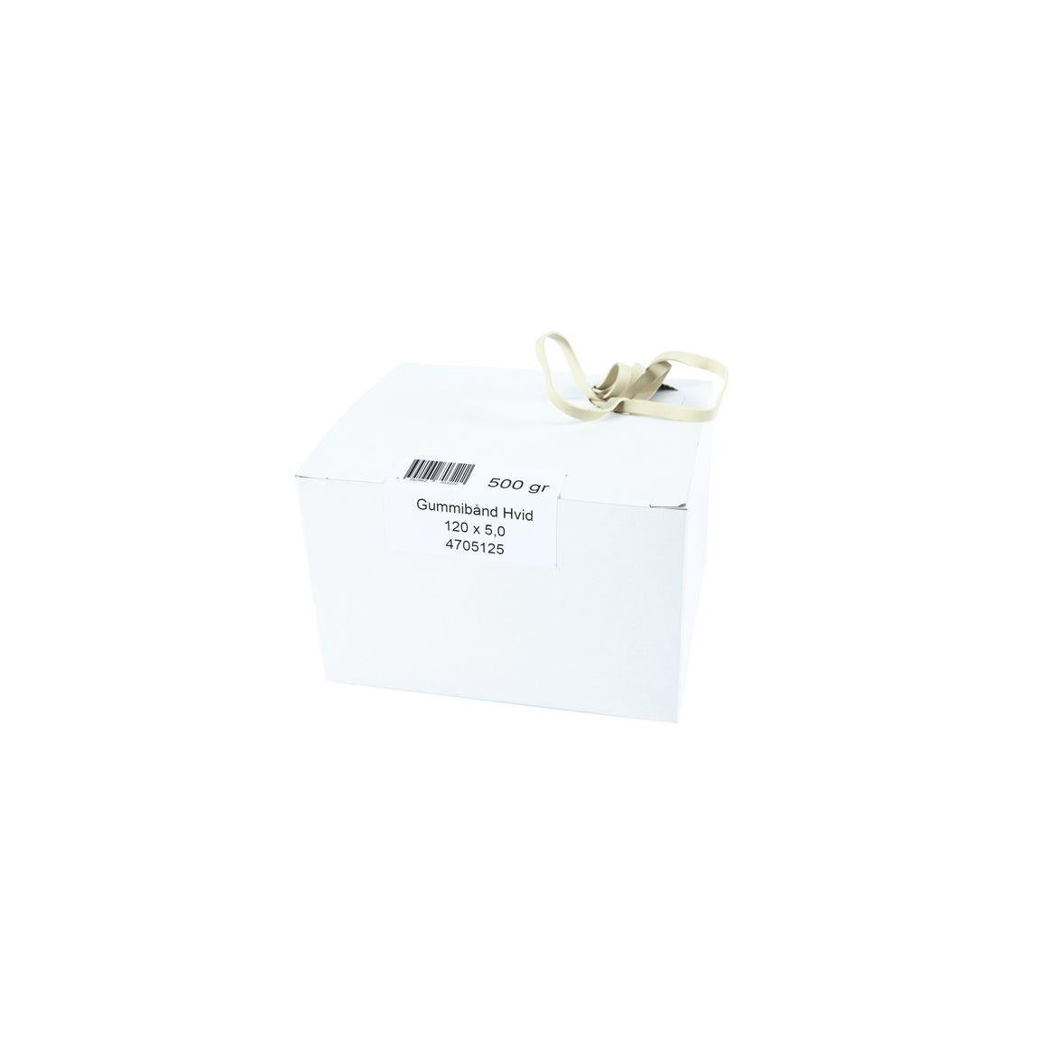 Rubber band 120x5mm white 0,5kg 345/fp