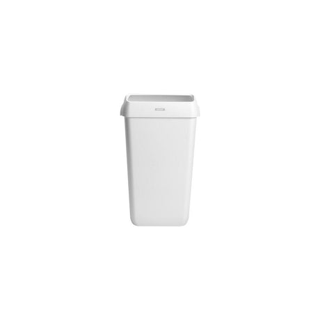 Wastepaper basket KATRIN 25L with lid white