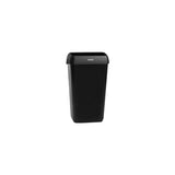 Wastepaper basket KATRIN 25L with lid black