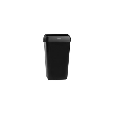 Wastepaper basket KATRIN 25L with lid black