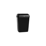 Wastepaper basket KATRIN 50L with lid black
