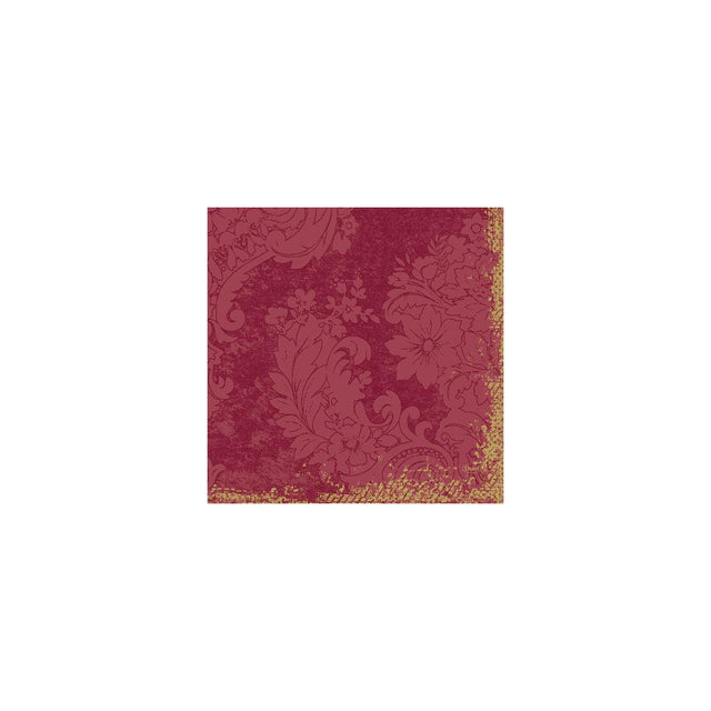 Napkin 3-ply 33x33cm Royal wine red250/pack