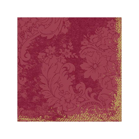 Napkin 3-ply 33x33cm Royal wine red250/pack