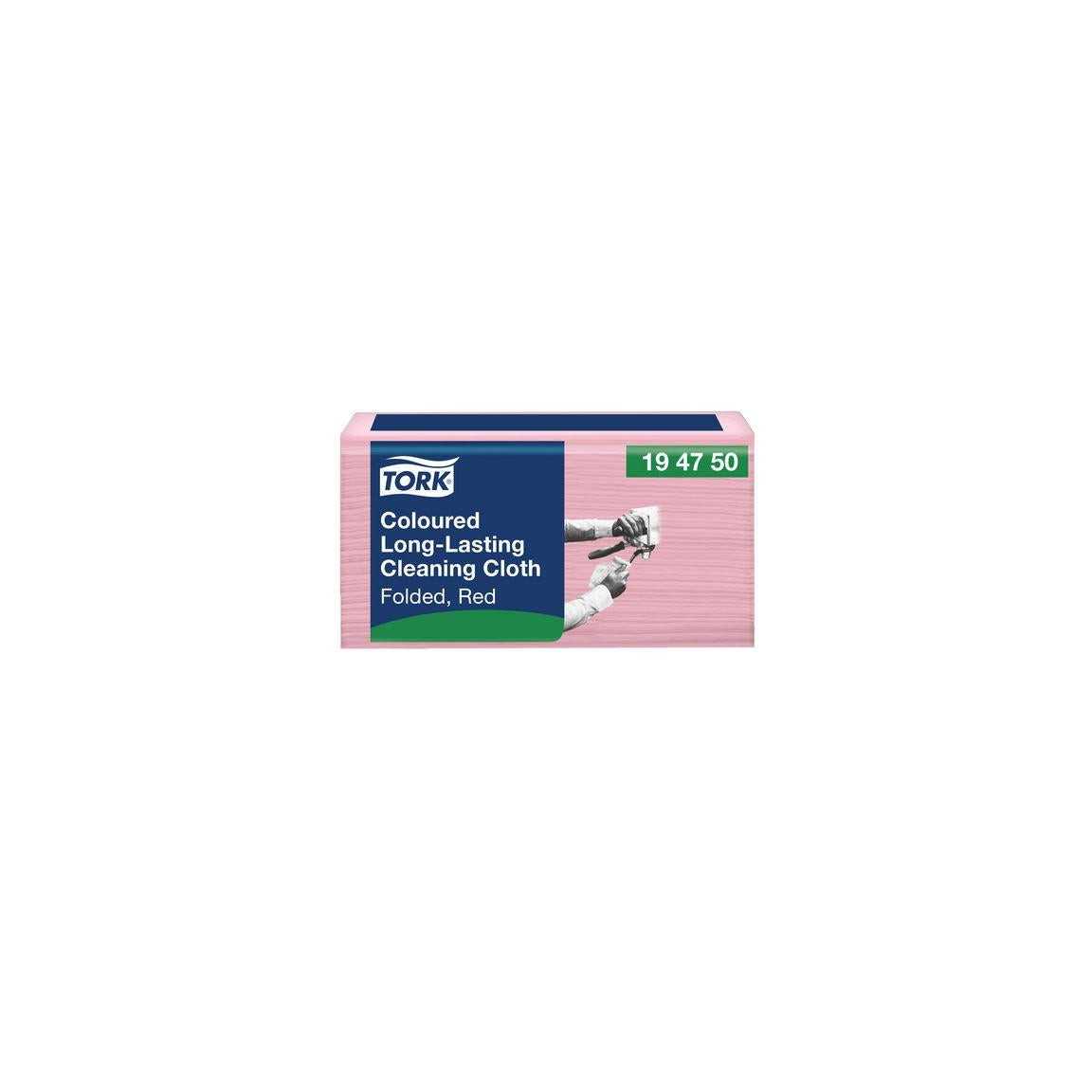 Cleaning cloth TORK Pre W8 red 40/pack