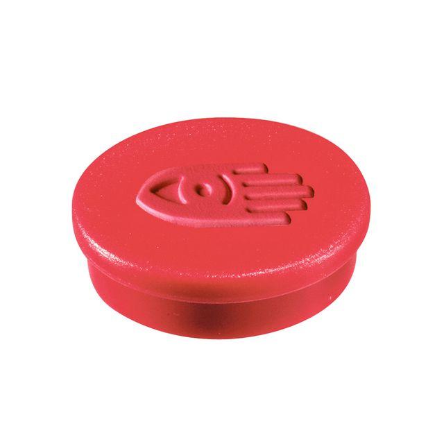 Magnetic buttons LEGAMASTER 30mm red 10/pc