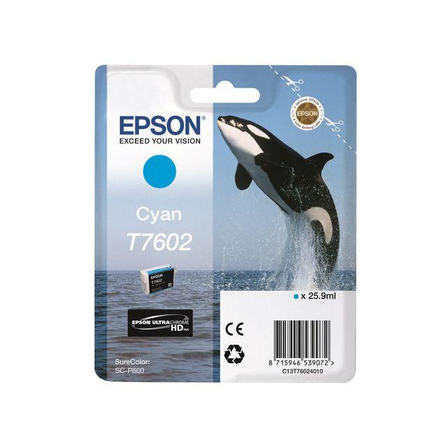 Ink cartridge EPSON C13T76024010 cyan