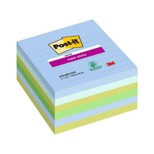 Notes POST-IT SS Oasis 101x101 6/pc