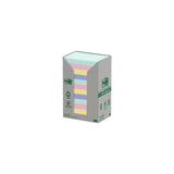 Notes POST-IT 100%rec 38x51 black.f 24/pc