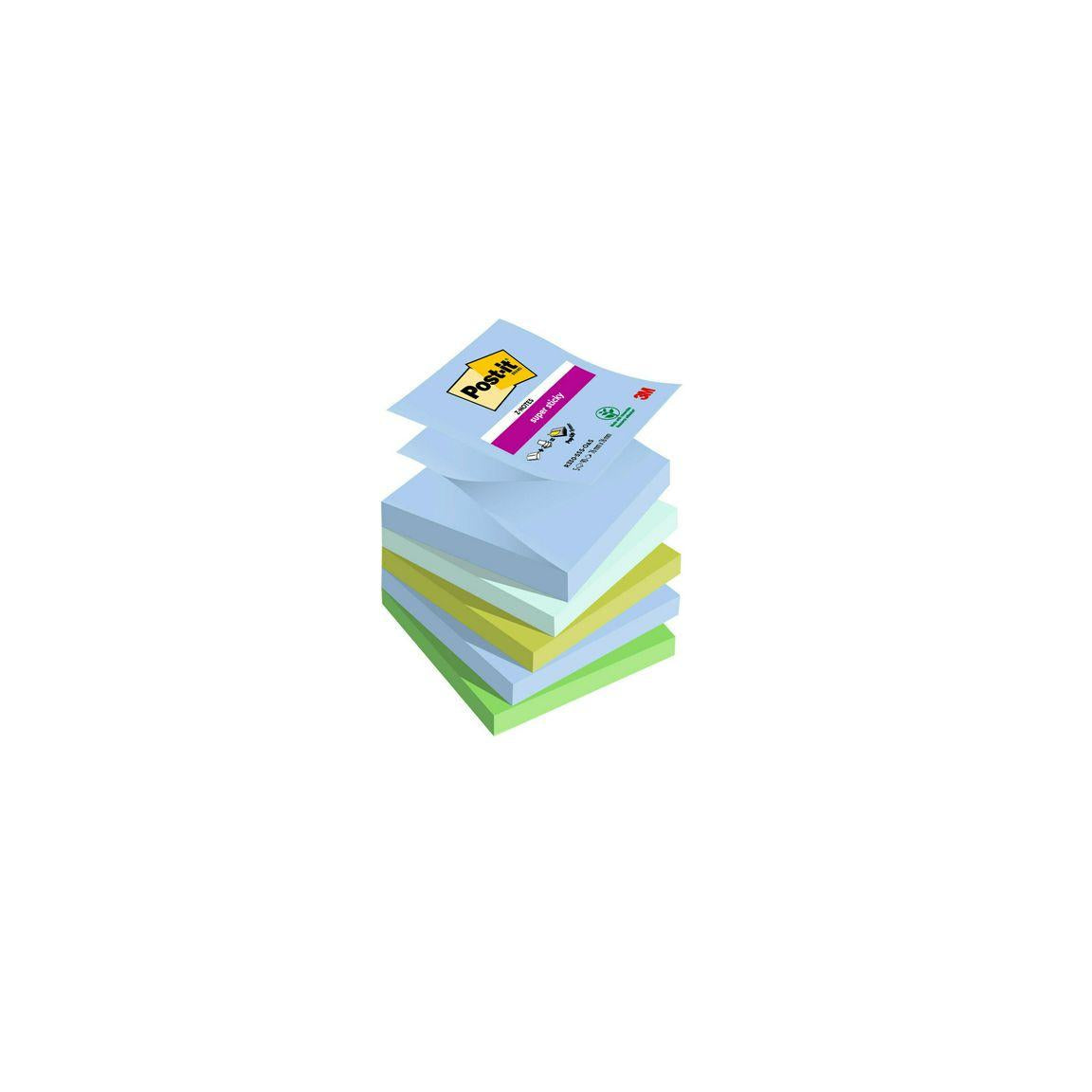 Notes POST-IT SS Z-bl Oasis 76x76 5/fp