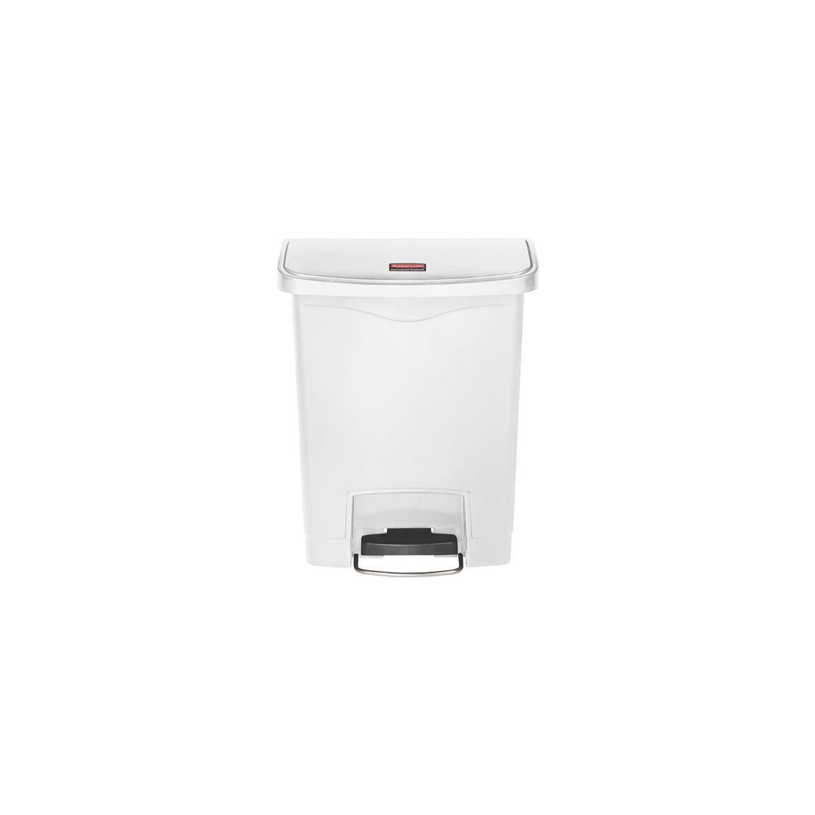 Wastepaper basket SLIM JIM pedal 30L white