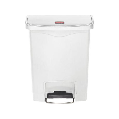 Wastepaper basket SLIM JIM pedal 30L white