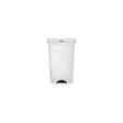 Wastepaper basket SLIM JIM pedal 68L white