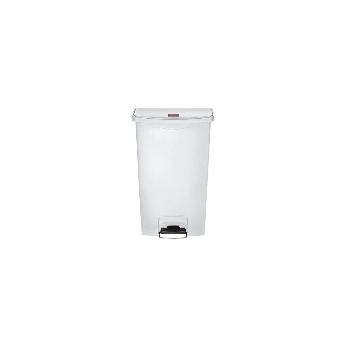 Wastepaper basket SLIM JIM pedal 68L white