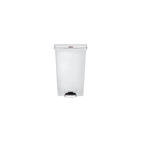Wastepaper basket SLIM JIM pedal 68L white
