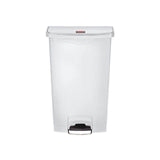 Wastepaper basket SLIM JIM pedal 68L white