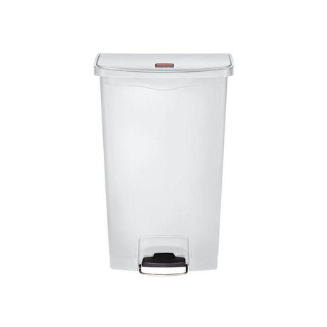 Wastepaper basket SLIM JIM pedal 68L white