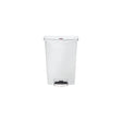Wastepaper basket SLIM JIM pedal 90L white