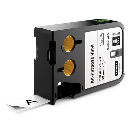 Tape DYMO XTL 19mm black on white 7m 1868752