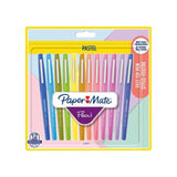 Labelling pen PAPERMATE Flair pastel 12/pack