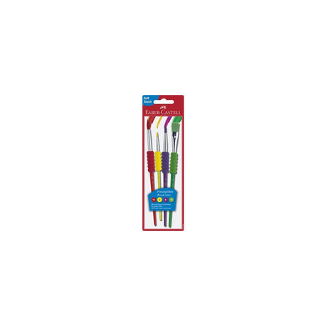 Brush Set Soft Grip 4 Sizes 4/pack
