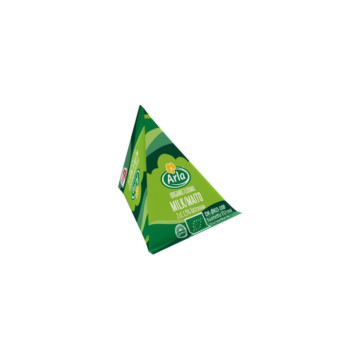 Coffee milk ARLA 1,5% organic 2cl 100/pack
