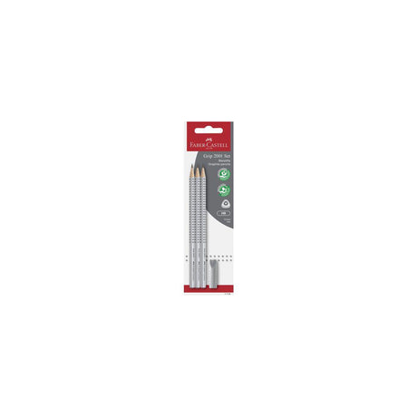 Pencils FABER CASTELL GRIP HBx3 4/pack