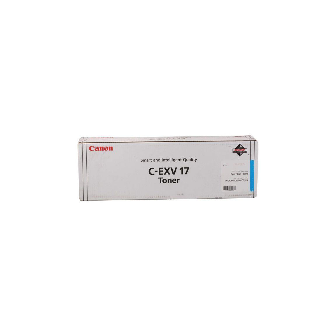 Toner CANON 0261B002 C-EXV17 30K cyan