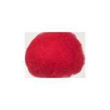 Carded wool 250g red