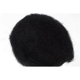 Carded wool 250g black