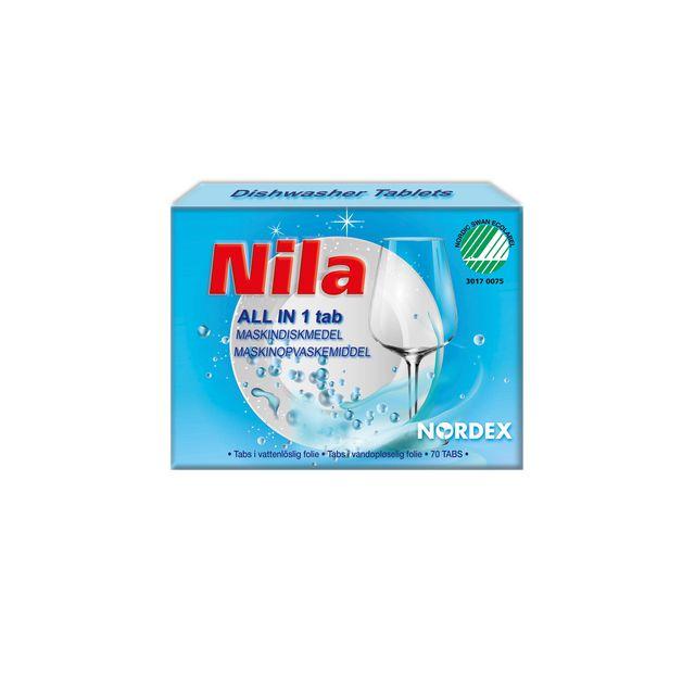 Machine dish NILA All in 1 tab. 70/pack
