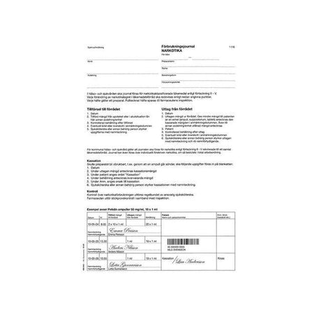 Booklet Narcotics Journal A4