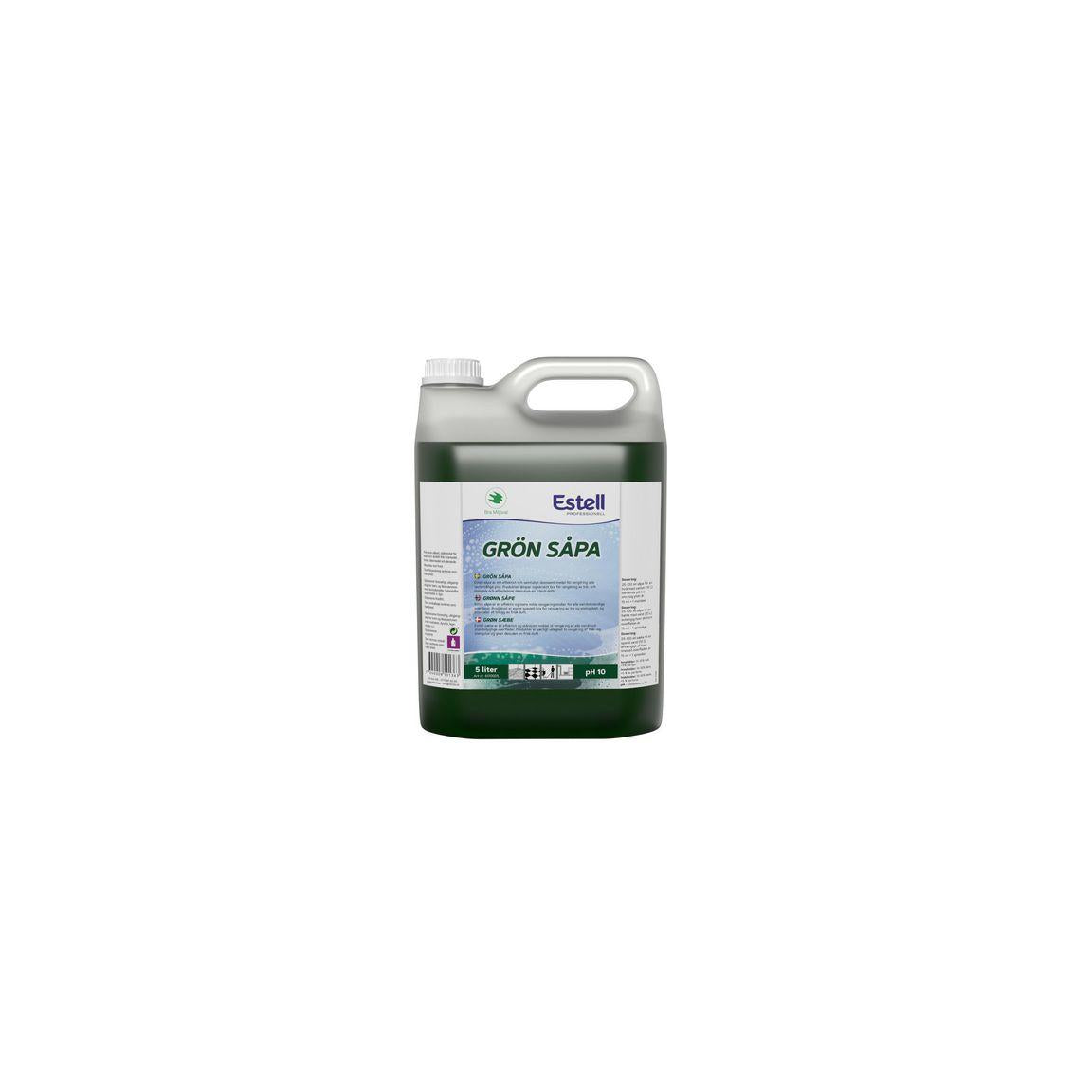 Soap ESTELL Green Soap 5L