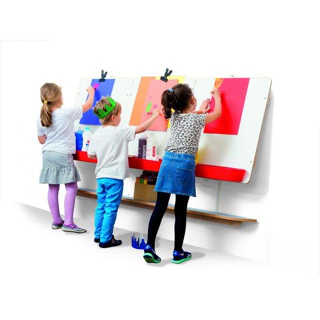 Storage trays 3-pack for wall easels