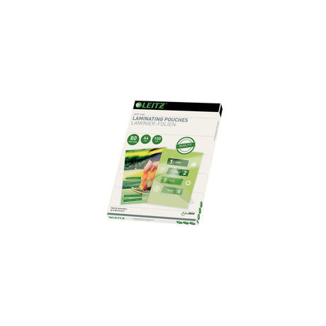 Laminate LEITZ A4 80mic clear 100/pack