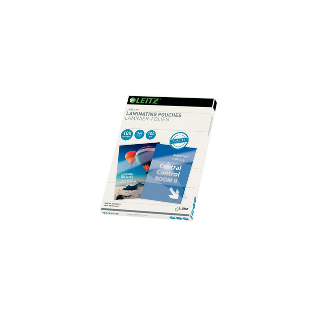 Laminate LEITZ A4 100mic clear 100/pack