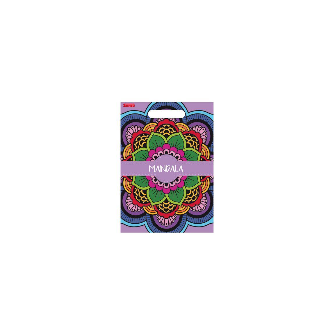 Colouring book Mandala 24 pages free shapes