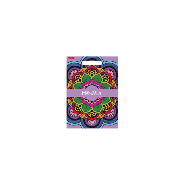 Colouring book Mandala 24 pages free shapes
