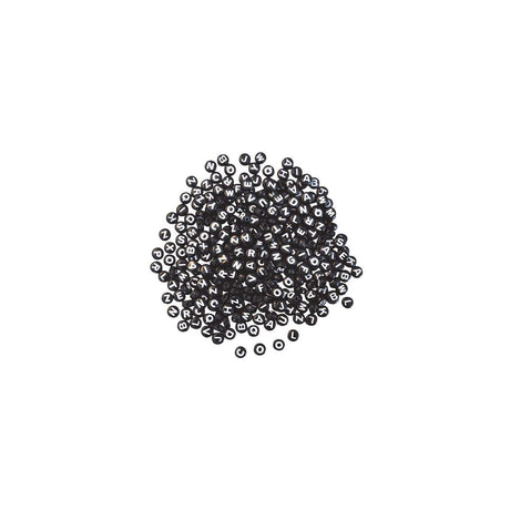 Letter beads Ø7,5 mm ca 500/pack