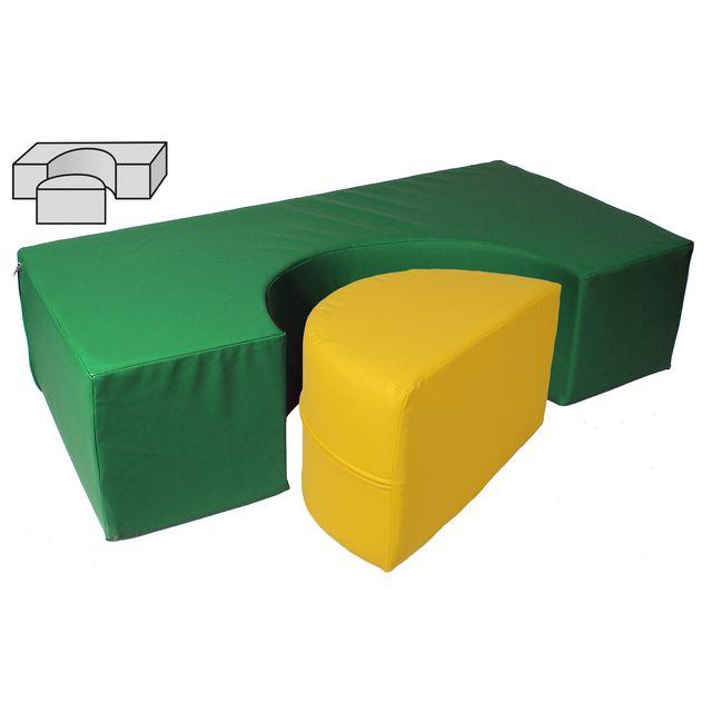 Soft bricks Tunnel 2/pc