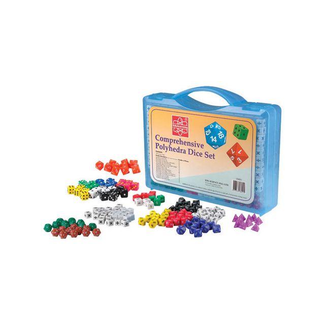 School set with dice