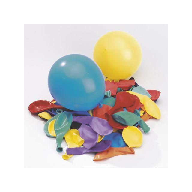 Balloons 27cm mixed colours 50/pack