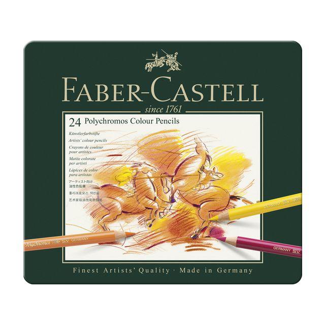 Colour pencil FABER CASTELL Polychroms 24/pc